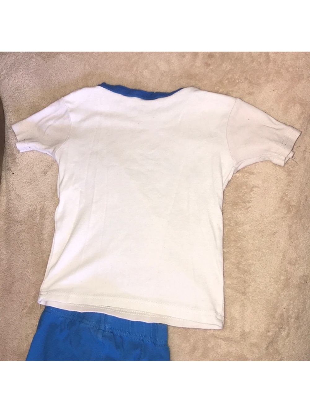 Marvel 3T Captain America White, Blue & Red Kids Pajama Costume Set - Picture 5 of 6